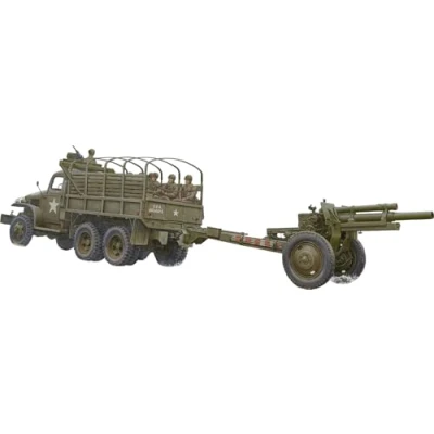 Afbeelding van 1:35 I Love Kit 63567 CCKW 352 Vrachtwagen met M2A1 Machinegeweer versie Plastic Modelbouwpakket