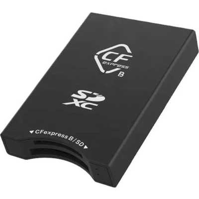 Afbeelding van Rocketek Dual Slot Portable UHS II 10Gbps USB 3.2 CFexpress Type A &amp; SD4.0 Memory Card Reader