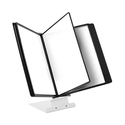 Afbeelding van Leviatan Tafel zichtpaneelsysteem standaard voor zichtpanelen + 10 zwart