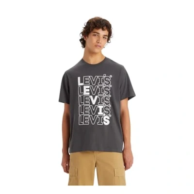 Afbeelding van Levi&#039;s Shortsleeve Tshirt print, Heren, Maat: XS, Grigio