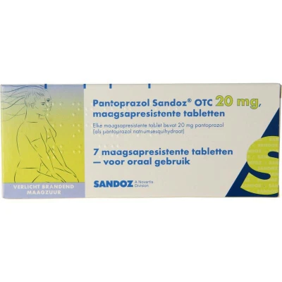 Afbeelding van Pantoprazol Sandoz Otc Tablet Msr 20mg