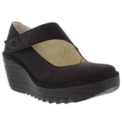 Afbeelding van Fly London Vrouwen Yasi682fly Closed Toe Ballet Flats, Zwart, 39 EU