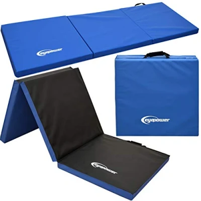 Afbeelding van 190x60 XL Gymnastiekmat voor Thuis Opvouwbaar 5cm dikke Turnmat Zachte Vloermat Kinderen