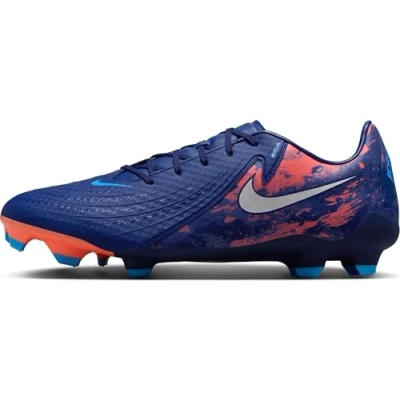 Afbeelding van Nike Performance Phantom GX II Academy FG/MG Voetbalschoenen met Kunststof noppen, Heren, Maat: 47.5, Blue void/chrome
