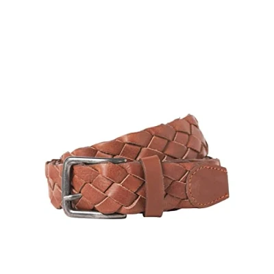 Afbeelding van Jack &amp; Jones Jaccary BELT Unisex Riem, Maat: 80, Cognac