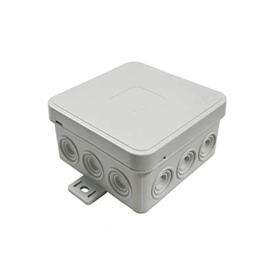 Afbeelding van Aftakdoos voor vochtige ruimtes, verdeeldoos IP54 (75x75x41, grijs)