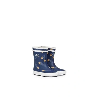 Afbeelding van Aigle BABY FLAC PLAY Unisex Regenlaarzen voor kinderen, Maat: 23, Navy blue Natuurrubber