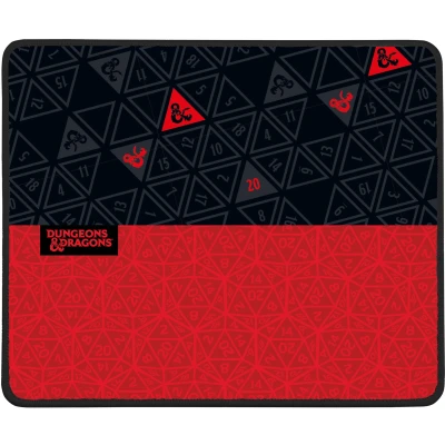 Afbeelding van Konix Dungeons and Dragons Muismat: Red Black