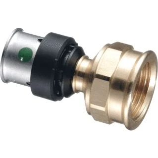 Afbeelding van Viega Smartpress overgangsstuk brons 16 mm pers x 1/2&quot; bi.dr.