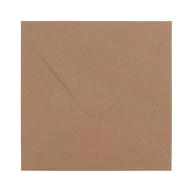 Afbeelding van Florence Enveloppen, 14 x cm, kraftpapier, 100 stuks, 120 g/m², zelfklevende enveloppen voor bruiloftsfeest, ansichtkaarten, uitnodigingen, wenskaarten