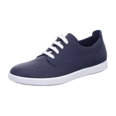 Afbeelding van Ecco Leisure dames veterschoen Blauw wit Maat 41