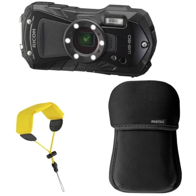 Afbeelding van Ricoh WG 80 Zwart Kit Met Tas En Drijfriem