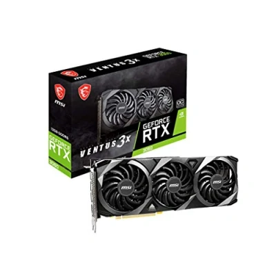 Afbeelding van MSI GeForce RTX 3060 Ventus 3X NVIDIA 12GB GDDR6 grafische kaart