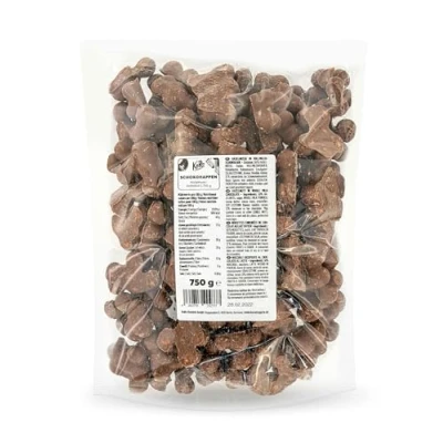 Afbeelding van KoRo Chocolate bites hazelnoot melkchocolade 750 g