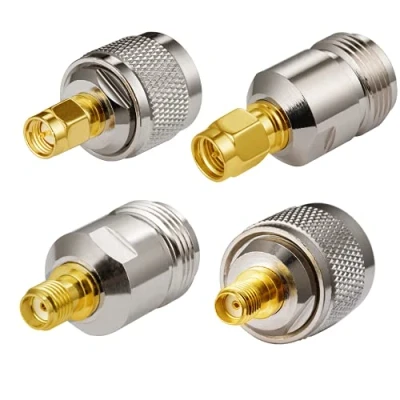 Afbeelding van Vecys SMA Adapter N Type zu 4 Kit für Wi Fi Antennenkabel WLAN Router (4 Stück)