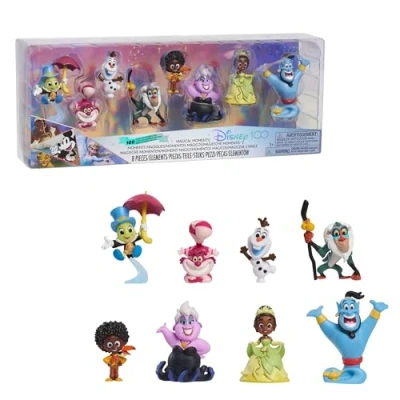 Afbeelding van Disney 100 Magische Moments, verzamelspeelgoed met karakters, inclusief 8 verschillende figuren, 100% officieel gelicentieerd product, 12 om te verzamelen, 3 jaar, beroemd (DED16C00)