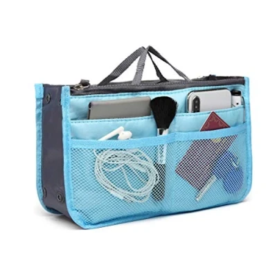 Afbeelding van KONO Dameshandtas/cosmetica organizer, groot (blauw)