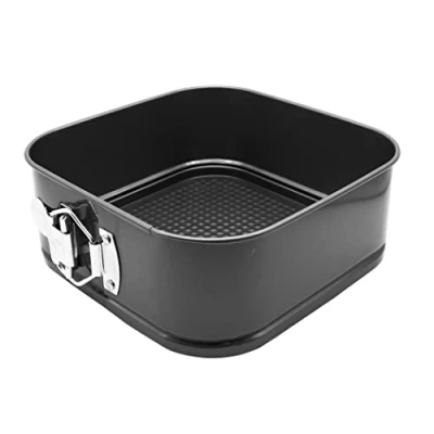 Afbeelding van Abcsea 1 Stuk Vierkante Veervorm, Puddingpan, Springvorm, Antiaanbaklaag, PFOA vrij, Robuust mm Koolstofstaal, 18 cm