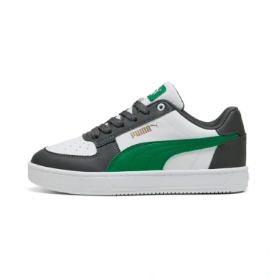 Afbeelding van Puma Caven 2.0 JR Unisex Sneakers laag voor kinderen, Maat: 38.5, Shadow gray/archive green/white Kunststof