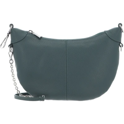 Afbeelding van COCCINELLE Leren Schoudertas Virtual Mini Bag Grained Leather Kale Green Groen