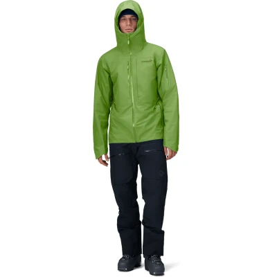 Afbeelding van Norrona Men&#039;s Lofoten Gore Tex Insulated Jacket Heren Ski jas Green L