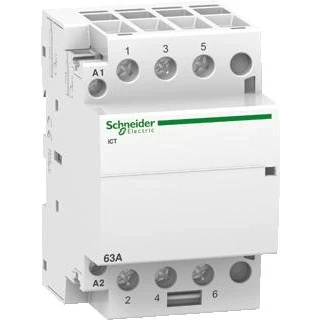 Afbeelding van Schneider electric magneetschakelaar ac ict 3no 63a 220 240v 50hz a9c20863