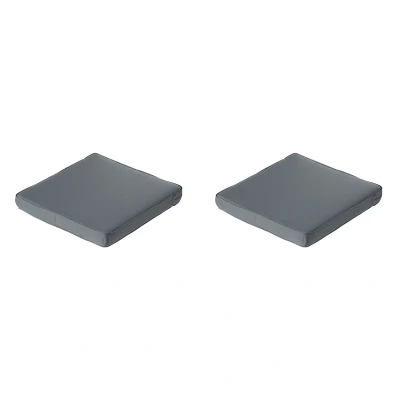 Afbeelding van Madison Lounge Profi Line Zitkussen Rib grey Ca. 73x73 cm Set van 2