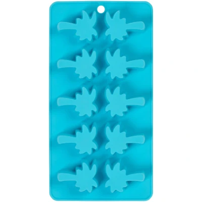 Afbeelding van Tala ijsblokjesvorm silicone palmboom 10 delig