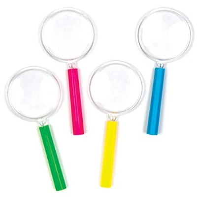 Afbeelding van Baker Ross AV174 Mini loep (6 stuks) grappig speelgoed voor kinderen in de lentetijd, perfecte bies, prijzen, partytas of mandvulling, meerkleurig