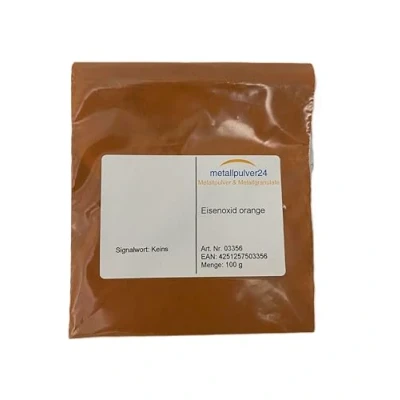 Afbeelding van ijzeroxide gewicht 1 kg, kleur oranje