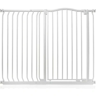 Afbeelding van Bettacare Extra Hoge Hondenhekje met Gebogen Bovenkant Assortiment, 116cm 125cm (69 opties beschikbaar), Mat Wit, Hoog 100cm in Hoogte, Drukfit Hekje voor Hond en Puppy, Huisdieren Honden, Eenvoudige Installatie