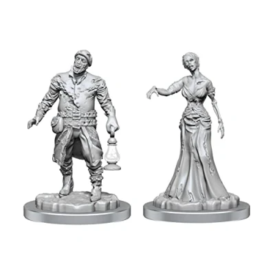 Afbeelding van WizKids Diepe sneden Ongeverfde miniaturen: Wave 18: Zombies / Primed Dungeons and Dragons Miniature van Compatibel met DND en andere RPG games op tafelblad TTRPG