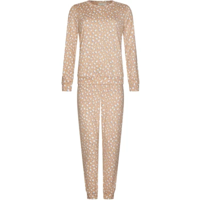 Afbeelding van Rebelle Cosy Frost Pyjama Soft Touch Beige Maat 48
