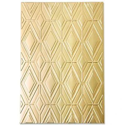 Afbeelding van Sizzix Multi Level Textured Impressions Emb.Folder Rhombus Line Pattern 665740 Olivia Rose (01 22)