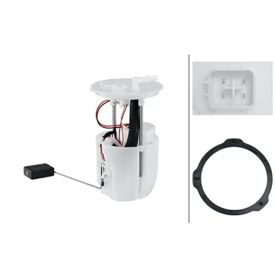 Afbeelding van HELLA 8TF 358 305 751 Brandstoftoevoereenheid Met brandstoftoevoermodule, pakkingen Electrisch Benzine