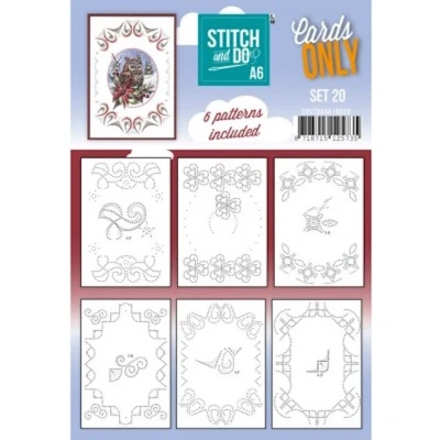Afbeelding van Stitch and Do Cards Only Set 20