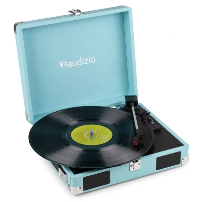 Afbeelding van Audizio RP111BL Platenspeler met boxen retro LP