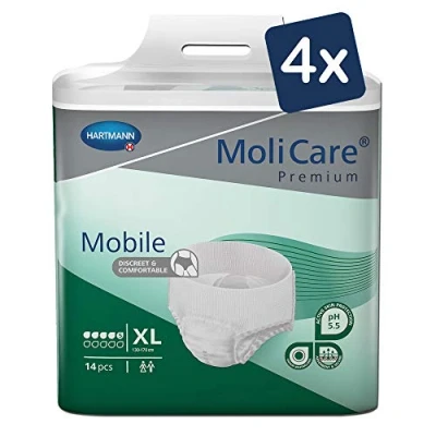 Afbeelding van Hartmann MoliCare Mobile 5 druppels XL 4 pakken van 14 stuks