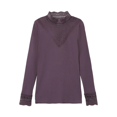 Afbeelding van NAME IT Nkfnuri Ls XSL Top Noos shirt met lange mouwen voor meisjes, Arctic Dusk, 122/128 cm
