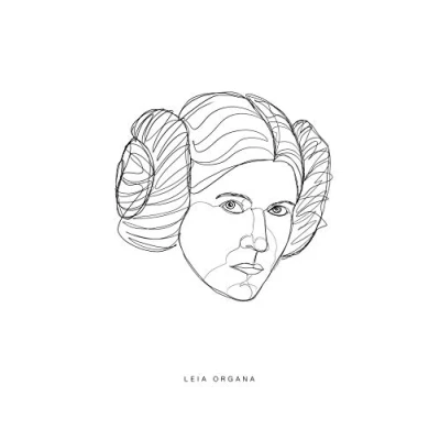Afbeelding van Komar Poster Star Wars Classic Force Faces Leia