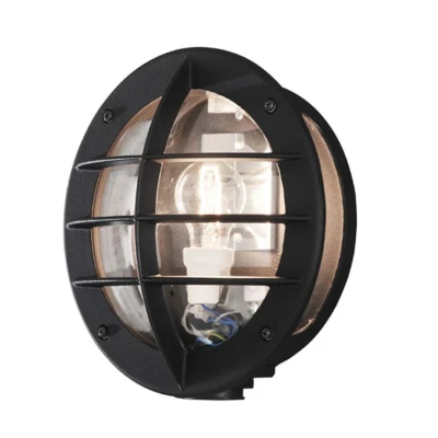 Afbeelding van Konstsmide Oden 516 750 Buitenlamp (wand) Spaarlamp, LED E27 60 W Zwart