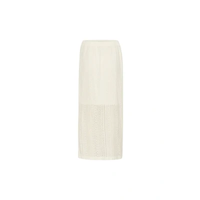 Afbeelding van Cream Maxirok, Dames, Maat: 38, Marshmallow