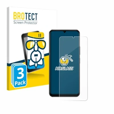 Afbeelding van BROTECT Glas Screen Protector voor Vivo Y28 (3 Stuks) Schermbeschermer [9H Hardheid, Beschermglas Folie niet Gehard Glas]