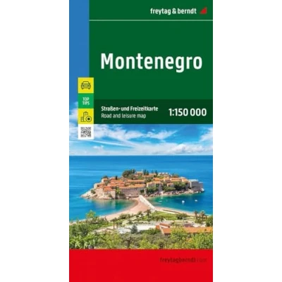 Afbeelding van F&amp;B Montenegro wegenkaart 1:150.000: AK 0713