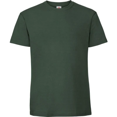 Afbeelding van Fruit Of The Loom Mens Ringgesponnen Premium Tshirt (Bottle Groen)