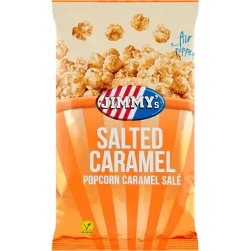 Afbeelding van Jimmy&#039;s Popcorn Salted Caramel 150 Gram