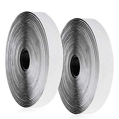Afbeelding van Vegena Klittenband Zelfklevend, 10M 20 mm Breed Extra Sterk Herbruikbaar Dubbelzijdig magische klevende met klittenbandsluiting zelfklevende haak en lusband voor Binnen Buitengebruik(Zwart)