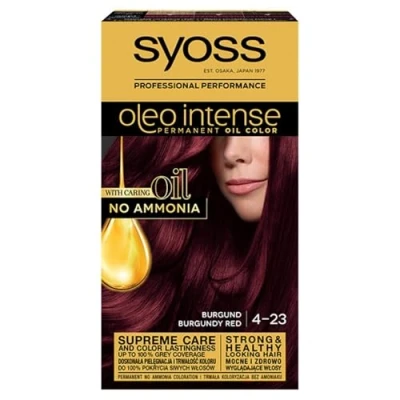 Afbeelding van Syoss Oleo Intense Haarverf Duurzaam met oliën 4 23 Bourgondië kleuren