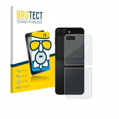 Afbeelding van BROTECT Screenprotector voor Samsung Galaxy Z Flip 7 FE (Achterkant) Folie Beschermfolie Beschermglas matte
