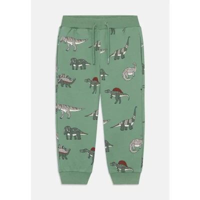 Afbeelding van NAME IT Broek &#039;NMMNENEAN&#039; grijs / jade groen spar wit